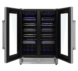 ThorKitchen - 42 Bottle Dual Zone Built-in Wine Cooler