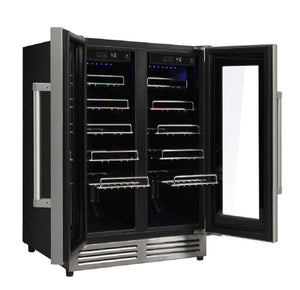 ThorKitchen - 42 Bottle Dual Zone Built-in Wine Cooler