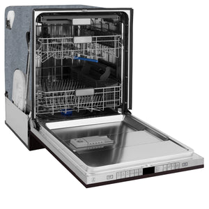 ZLINE 24" Monument Series 3rd Rack Top Touch Control Dishwasher in Oil Rubbed Bronze with Stainless Steel Tub, 45dBa