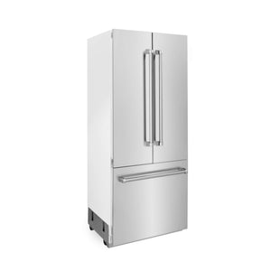 ZLINE 36" 19.6 cu. ft. 3-Door French Door Refrigerator with Internal Water and Ice Dispenser in Stainless Steel