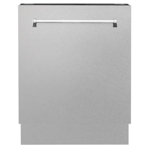 ZLINE 24" Tallac Series 3rd Rack Tall Tub Dishwasher in DuraSnow with Stainless Steel Tub, 51dBa (DWV-SN-24)