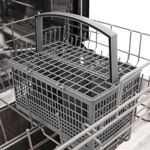 ZLINE 24 in. Stainless Steel Top Control Dishwasher with Stainless Steel Tub and Traditional Style Handle, 52dBa