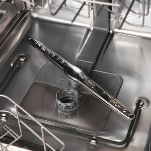 ZLINE 24 in. Stainless Steel Top Control Dishwasher with Stainless Steel Tub and Traditional Style Handle, 52dBa