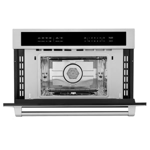 ZLINE 30” 1.6 cu ft. Built-in Convection Microwave Oven in Fingerprint Resistant Stainless Steel with Speed and Sensor Cooking