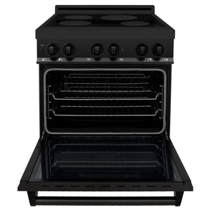 ZLINE 36" 4.6 cu. ft. Induction Range with a 4 Element Stove and Electric Oven in Black Stainless Steel (RAIND-BS-36)