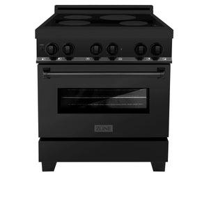 ZLINE 36" 4.6 cu. ft. Induction Range with a 4 Element Stove and Electric Oven in Black Stainless Steel (RAIND-BS-36)