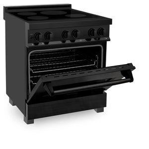 ZLINE 36" 4.6 cu. ft. Induction Range with a 4 Element Stove and Electric Oven in Black Stainless Steel (RAIND-BS-36)