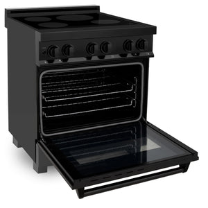 ZLINE 36" 4.6 cu. ft. Induction Range with a 4 Element Stove and Electric Oven in Black Stainless Steel (RAIND-BS-36)