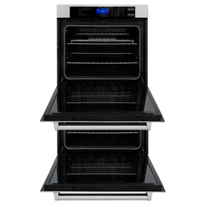 ZLINE 30" Professional Double Wall Oven with Self Clean and True Convection in Fingerprint Resistant Stainless Steel (AWDS-30)