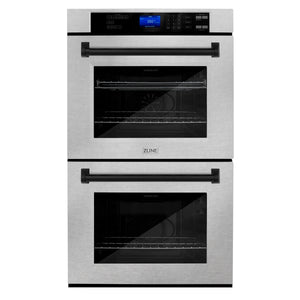 ZLINE 30" Autograph Edition Double Wall Oven with Self Clean and True Convection in Stainless Steel, Matte Black