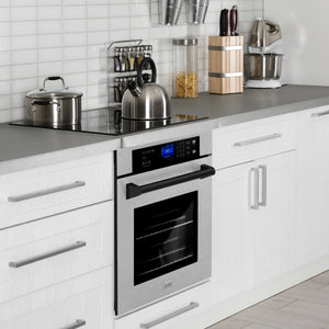 ZLINE 30" Autograph Edition Single Wall Oven with Self Clean and True Convection in Stainless Steel, Matte Black