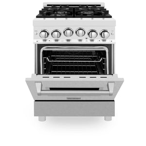 ZLINE 24" 2.8 cu. ft. Range with Gas Stove and Gas Oven in Stainless Steel (RG24)