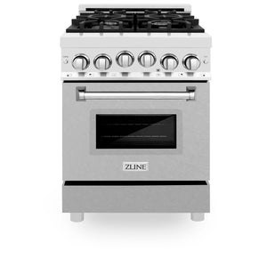 ZLINE 24" 2.8 cu. ft. Range with Gas Stove and Gas Oven in Stainless Steel (RG24)