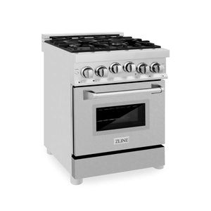 ZLINE 24" 2.8 cu. ft. Range with Gas Stove and Gas Oven in Stainless Steel (RG24)