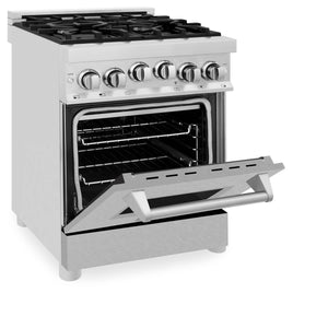 ZLINE 24" 2.8 cu. ft. Range with Gas Stove and Gas Oven in Stainless Steel (RG24)