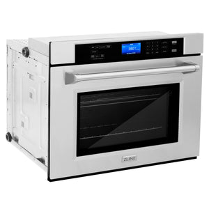 ZLINE 30" Professional Single Wall Oven with Self Clean and True Convection in Stainless Steel (AWS-30)