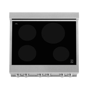 ZLINE 30" 4.0 cu. ft. Induction Range with a 4 Element Stove and Electric Oven in Fingerprint Resistant Stainless Steel (RAINDS-SN-30)