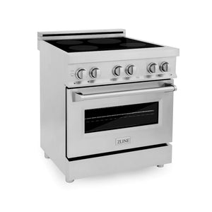 ZLINE 30" 4.0 cu. ft. Induction Range with a 4 Element Stove and Electric Oven with Color Options (RAIND-30)