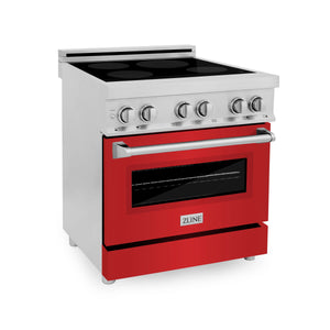 ZLINE 30" 4.0 cu. ft. Induction Range with a 4 Element Stove and Electric Oven with Color Options (RAIND-30)