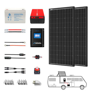 ACOPOWER - 200W Mono RV Solar System