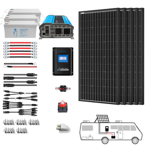 ACOPOWER - 500W Mono RV Solar System