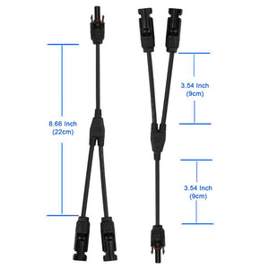 ACOPOWER - 500W 12V  Poly Solar RV Kits, 40A MPPT Charge Controller