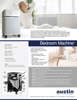 Austin Air - HealthMate Bedroom Air Purifier