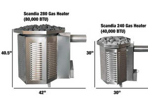 Scandia MFG - 40K BTU Gas Sauna Heater