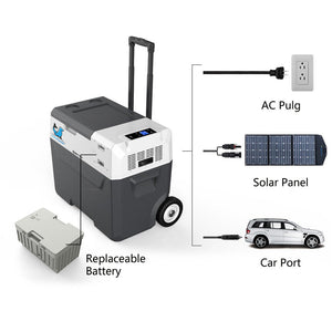 LionCooler X40A Portable Solar Fridge Freezer, 42 Quarts (2019 Model) - acopower