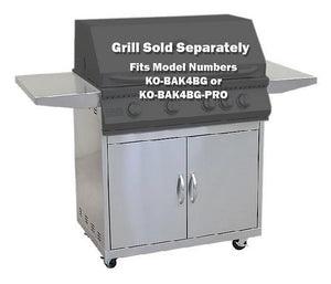 KoKoMo - 32" Built in 4 Burner Professional Grill